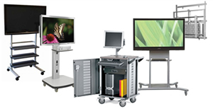 tv stands and presentation carts